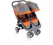 Baby Jogger City Mini Double Stroller - Orange/Grey