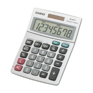 Casio MS-80S-S-IH Desktop Calculator with 8-Digit Display