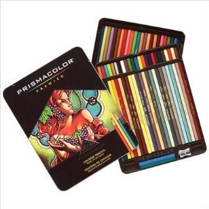 Sanford Prismacolor Premier Colored Pencil Set, 72/Tin with New Colors